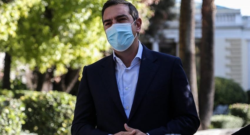 Tsipras maska