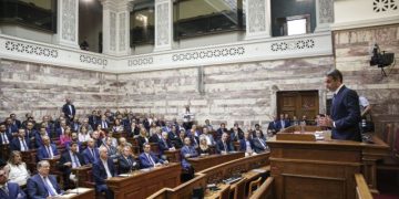Meeting of New Democracy parliamentary group at the Greek Parliament, Athens, Greece, on July 19, 2019 / Συνεδρίαση κοινοβουλευτικής ομάδας της Νέας Δημοκρατίας, Βουλή, Αθήνα 19 Ιουλίου, 2019