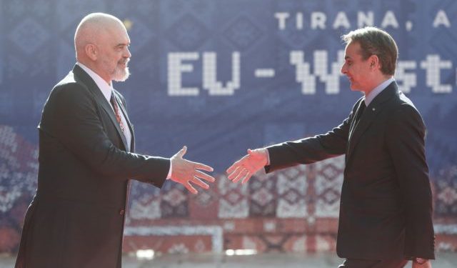 Ο πρωθυπουργός Κυριάκος Μητσοτάκης πραγματοποιεί διήμερη επίσκεψη στην Αλβανία, Τρίτη 6 Δεκεμβρίου 2022  (ΓΡΑΦΕΙΟ ΤΥΠΟΥ ΠΡΩΘΥΠΟΥΡΓΟΥ)