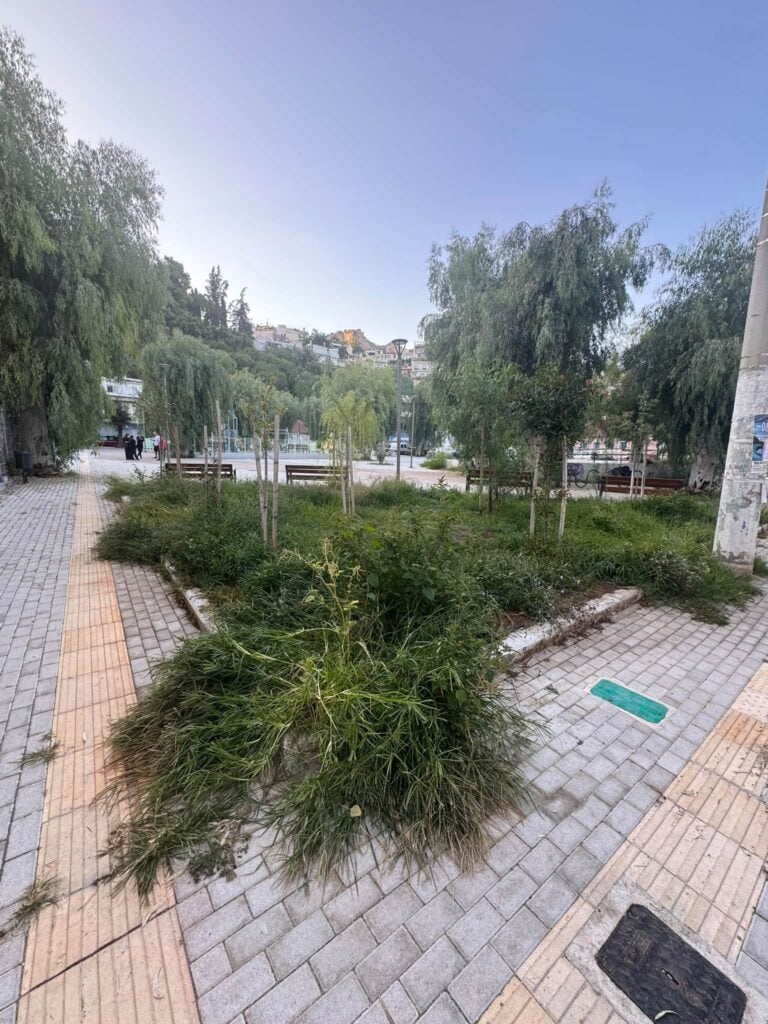 Πάτρα – Βλατερό: Παραδόθηκε η πλατεία Ανδρούτσου, αλλά το πράσινο χρειάζεται φροντίδα (Φώτο)